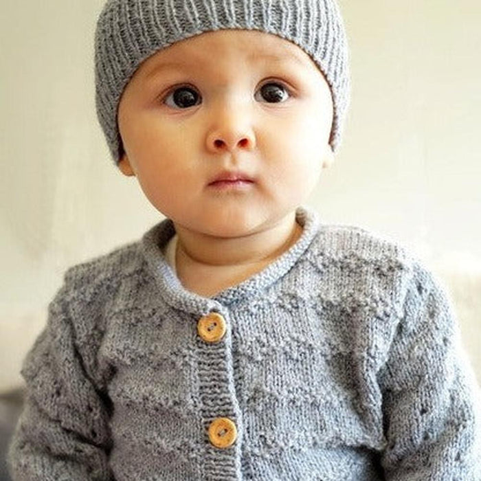 Clementina Cardi and Hat Knitting Pattern - 4Ply (BC82)-Needlecraft Patterns-Lisa F Design-Wild & Woolly Yarns