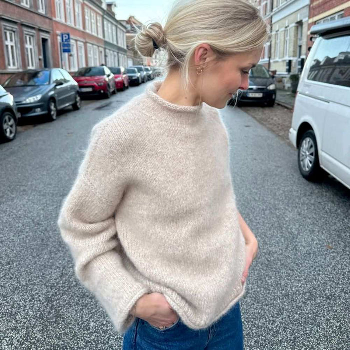 Cloud Sweater Knitting Pattern - PetiteKnit-Pattern-Wild and Woolly Yarns