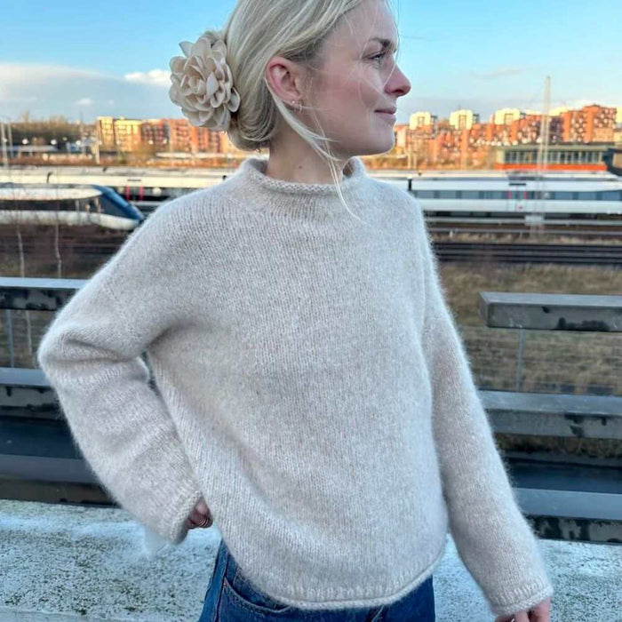 Cloud Sweater Knitting Pattern - PetiteKnit-Pattern-Wild and Woolly Yarns