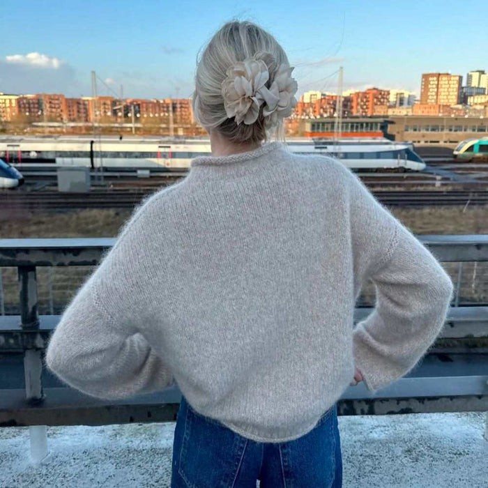 Cloud Sweater Knitting Pattern - PetiteKnit-Pattern-Wild and Woolly Yarns