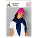 Cosy Beanie & Scarf Knitting Pattern (AP1422)-Needlecraft Patterns-Alpaca Yarns-Printed-Wild & Woolly Yarns