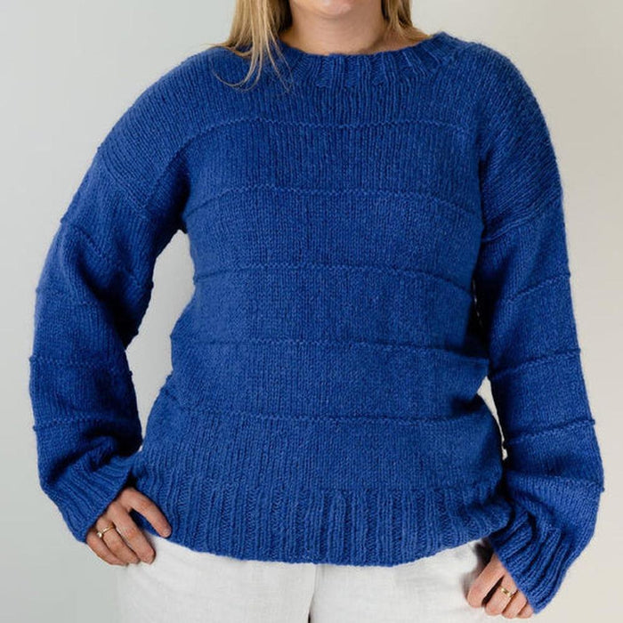 Cosy Ridge Sweater Knitting Pattern (AP1148)-Needlecraft Patterns-Alpaca Yarns-Printed-Wild & Woolly Yarns