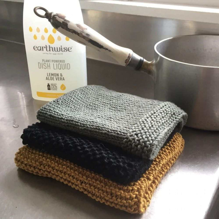 Cotton Dishcloths Knitting Pattern-Needlecraft Patterns-Wild & Woolly Yarns-Printed Pattern – Posted-Wild & Woolly Yarns