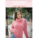 Cowl Rib Neck Sweater Knitting Pattern (CRU2310)-Needlecraft Patterns-Crucci-Printed-Wild & Woolly Yarns