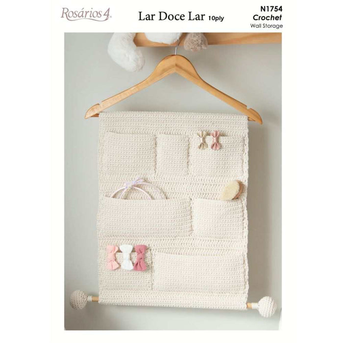 Craft Room or Bathroom Wall Storage Crochet Pattern (N1754)**-Needlecraft Patterns-Wentworth Distributors-Printed Pattern – Posted-Wild & Woolly Yarns