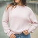 Crew Neck Top Down Sweater (CRU2309)-Needlecraft Patterns-Crucci-Printed-Wild &amp; Woolly Yarns