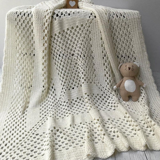 Crochet Baby Blanket Pattern (AP1941)-Needlecraft Patterns-Alpaca Yarns-Printed-Wild & Woolly Yarns