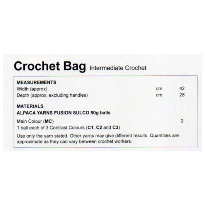 Crochet Bag Crochet Pattern (AP2435)-Pattern-Wild and Woolly Yarns