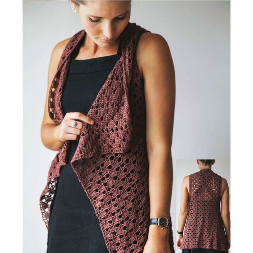 Crochet Vest Crochet Pattern (AP2413)-Needlecraft Patterns-Alpaca Yarns-Printed Pattern – Posted-Wild & Woolly Yarns