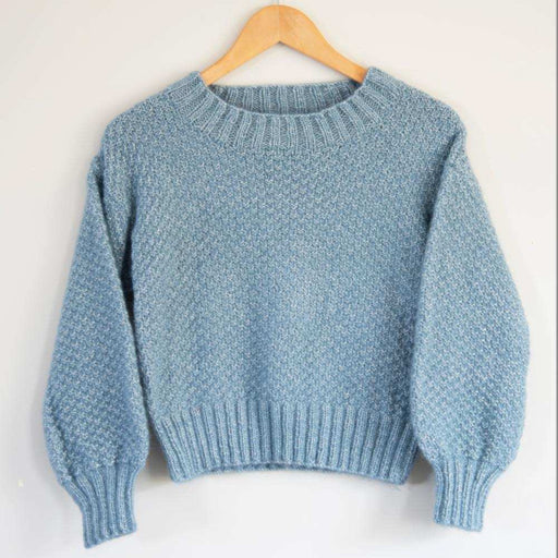 Cropped Sweater Knitting Pattern (N1747)-Needlecraft Patterns-Wentworth Distributors-Printed Pattern – Posted-Wild & Woolly Yarns
