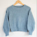 Cropped Sweater Knitting Pattern (N1747)-Needlecraft Patterns-Wentworth Distributors-Printed-Wild & Woolly Yarns