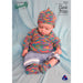 Cross-over Cardigan, Hat & Booties Knitting Pattern (K616)-Needlecraft Patterns-Wentworth Distributors-Printed-Wild & Woolly Yarns