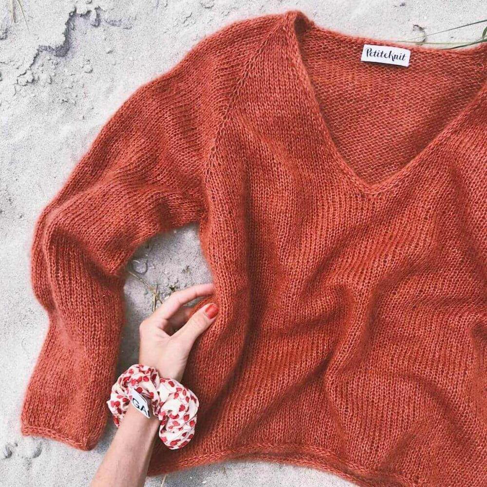 Cumulus Blouse Knitting Pattern - PetiteKnit-Needlecraft Patterns-PetiteKnit-Wild & Woolly Yarns