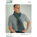 Dad Scarf Knitting Pattern (N1680)-Needlecraft Patterns-Wentworth Distributors-Printed-Wild & Woolly Yarns