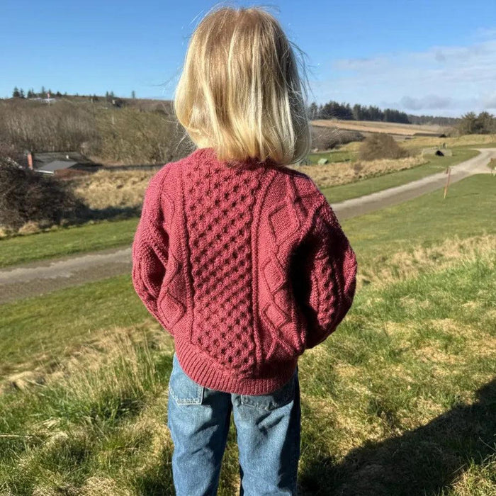 Dagmar Jacket Junior Knitting Pattern - PetiteKnit-Needlecraft Patterns-PetiteKnit-Wild & Woolly Yarns
