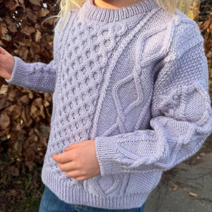 Dagmar Sweater Junior Knitting Pattern - PetiteKnit-Needlecraft Patterns-PetiteKnit-Wild & Woolly Yarns