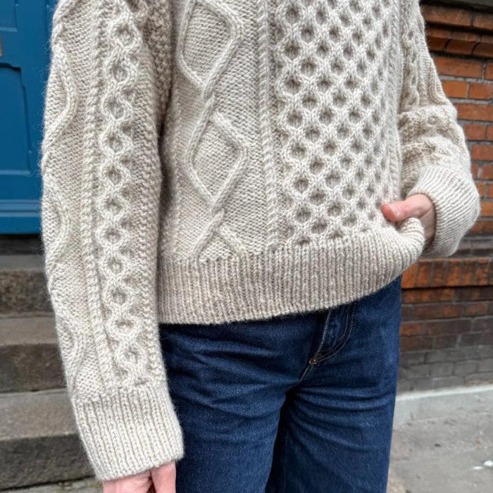 Dagmar Sweater Knitting Pattern - PetiteKnit-Needlecraft Patterns-PetiteKnit-Wild & Woolly Yarns