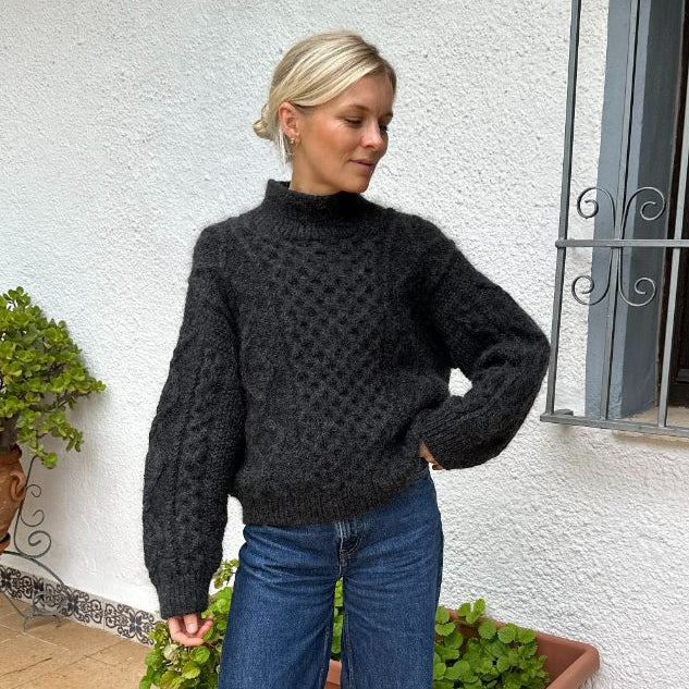 Dagmar Sweater Knitting Pattern - PetiteKnit-Needlecraft Patterns-PetiteKnit-Wild & Woolly Yarns