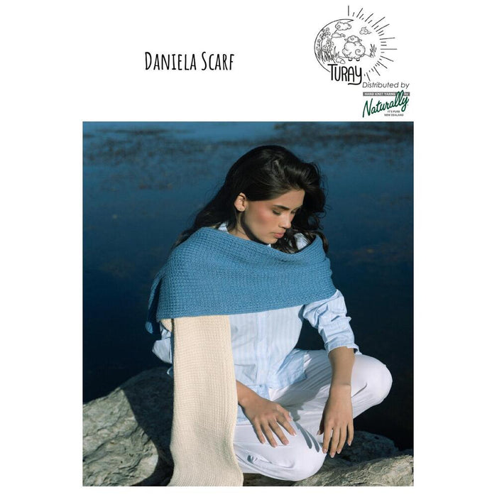 Daniela Scarf Knitting Pattern-Needlecraft Patterns-Wentworth Distributors-Printed Pattern – Posted-Wild & Woolly Yarns