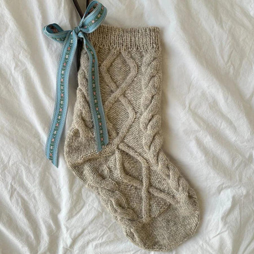 December Christmas Stocking Knitting Pattern - PetiteKnit-Needlecraft Patterns-PetiteKnit-Wild & Woolly Yarns