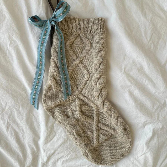 December Christmas Stocking Knitting Pattern - PetiteKnit-Needlecraft Patterns-PetiteKnit-Wild & Woolly Yarns