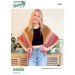 Desert Sunset Triangle Shawl Knitting Pattern (N1683)-Needlecraft Patterns-Wentworth Distributors-Printed-Wild & Woolly Yarns