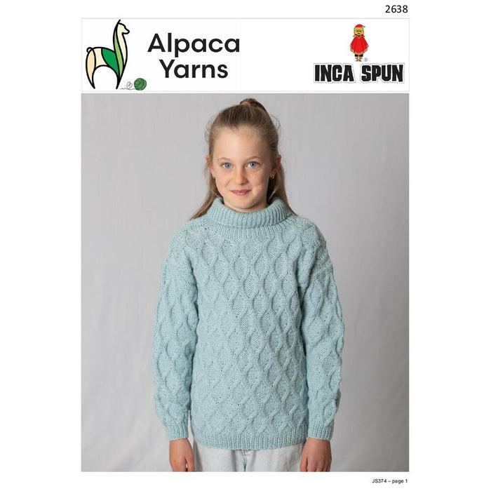 Diamond Sweater Knitting Pattern (AP2638)-Needlecraft Patterns-Alpaca Yarns-Printed Pattern – Posted-Wild & Woolly Yarns