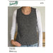 Easy Fit Round Neck Vest Knitting Pattern (N1791)-Needlecraft Patterns-Wentworth Distributors-Printed-Wild & Woolly Yarns