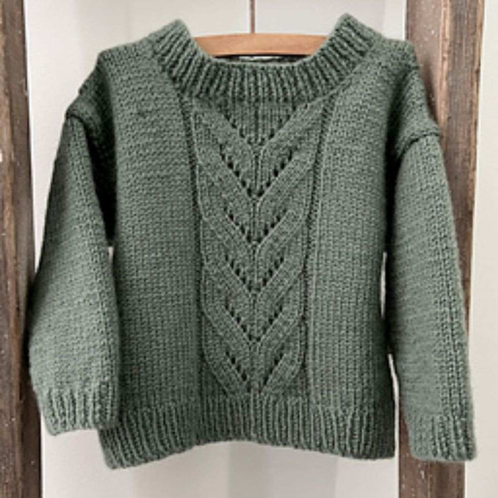 Eden Jumper Knitting Pattern - 8 Ply-Needlecraft Patterns-Kiwi Stitch & Knit Co-Printed-Wild & Woolly Yarns