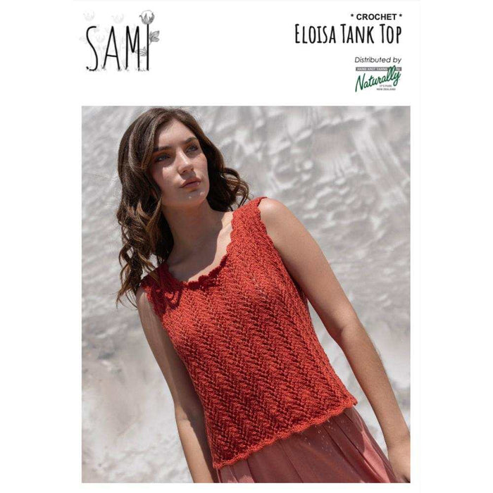 Eloisa Tank Top Pattern-Needlecraft Patterns-Wentworth Distributors-Printed Pattern – Posted-Wild & Woolly Yarns