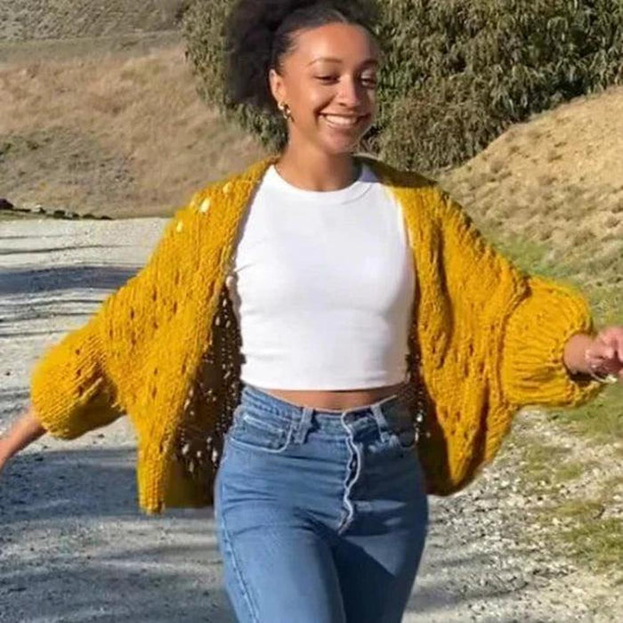 Emma Cardigan Knitting Pattern (164)-Needlecraft Patterns-Touch Yarns-Wild & Woolly Yarns