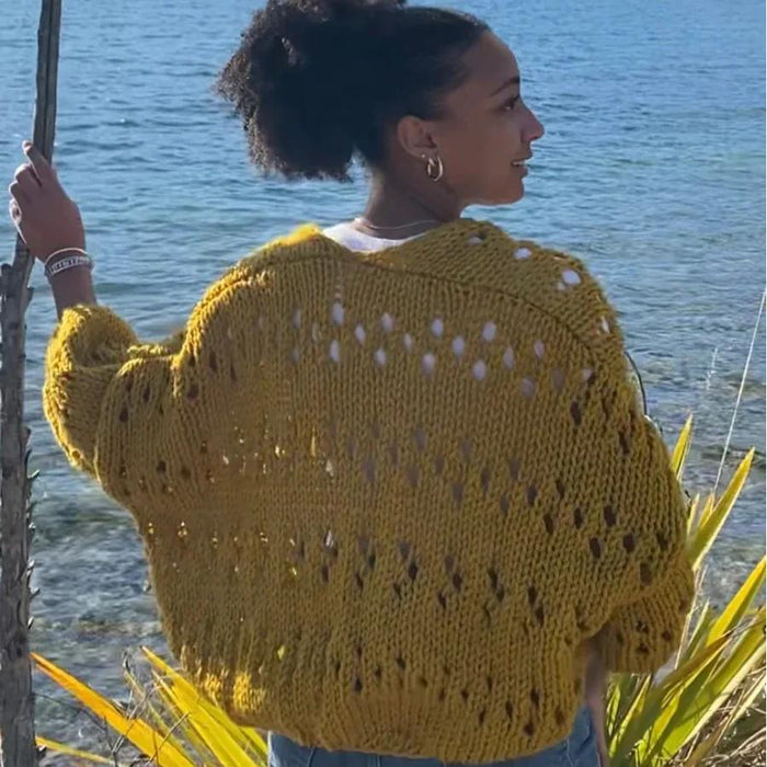 Emma Cardigan Knitting Pattern (164)-Needlecraft Patterns-Wild and Woolly Yarns
