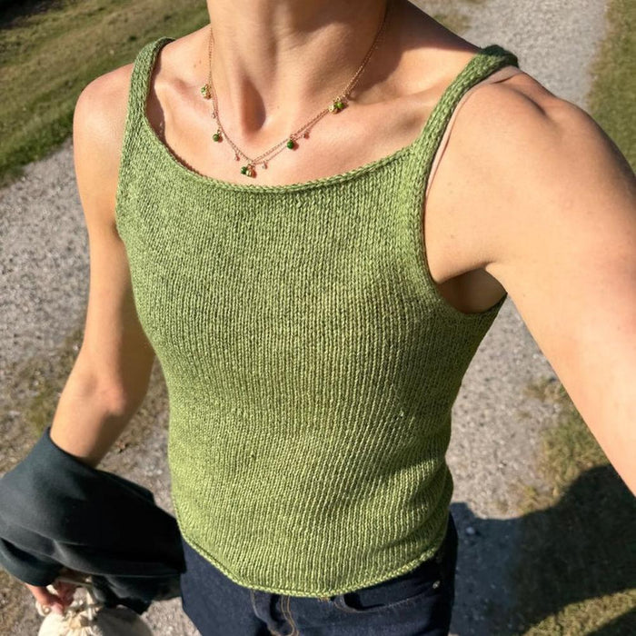 Emmy Top Knitting Pattern - PetiteKnit-Needlecraft Patterns-PetiteKnit-Wild & Woolly Yarns
