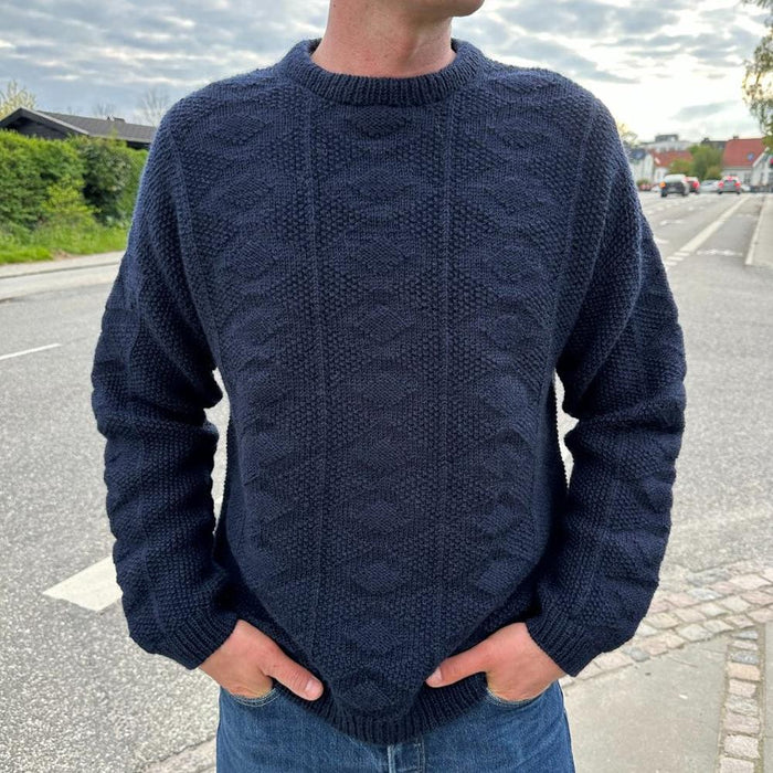 Esther Sweater Man Knitting Pattern - PetiteKnit-Needlecraft Patterns-PetiteKnit-Wild & Woolly Yarns