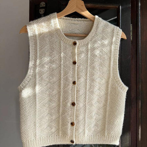 Esther Vest Knitting Pattern - PetiteKnit-Needlecraft Patterns-PetiteKnit-Wild & Woolly Yarns