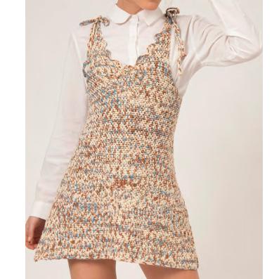 Ethel Dress Crochet Pattern-Needlecraft Patterns-Wentworth Distributors-Printed-Wild & Woolly Yarns