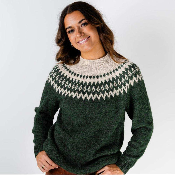 Fair Isle Jumper Knitting Pattern (AP2802)-Needlecraft Patterns-Alpaca Yarns-Printed Pattern – Posted-Wild & Woolly Yarns