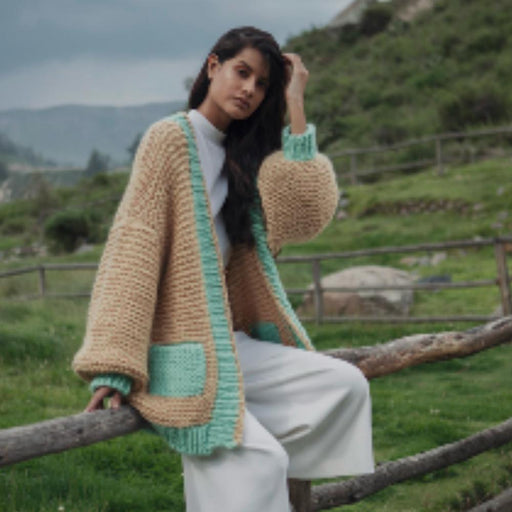 Fernanda Cardigan Knitting Pattern-Needlecraft Patterns-Wild and Woolly Yarns