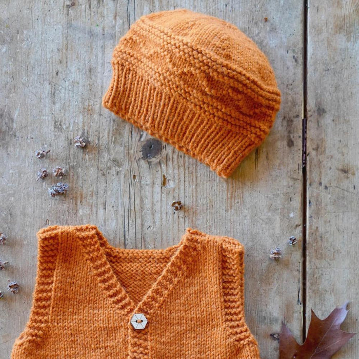Finlay Vest & Hat Knitting Pattern (BC145)-Needlecraft Patterns-Lisa F Design-Wild & Woolly Yarns