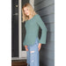 Fitting Side Slit Sweater Knitting Pattern (N1546)-Pattern-Wild and Woolly Yarns
