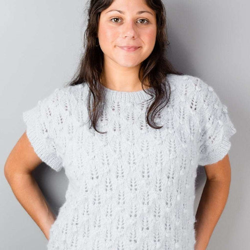 Floral Vest Knitting Pattern – AP3310-Needlecraft Patterns-Alpaca Yarns-Printed Pattern – Posted-Wild & Woolly Yarns