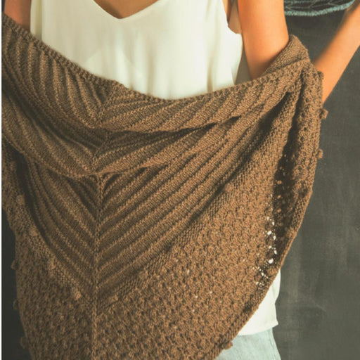 Francisca Triangle Shawl Knitting Pattern-Needlecraft Patterns-Wild and Woolly Yarns
