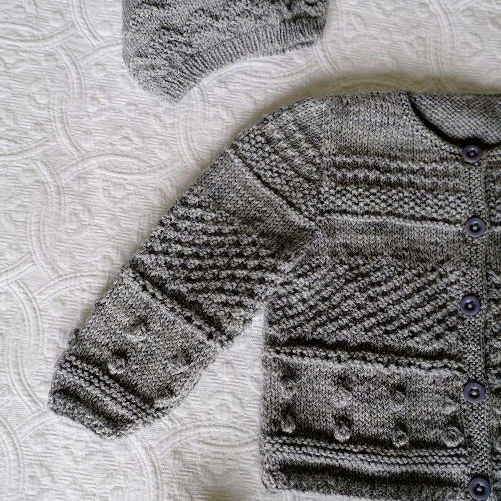 Frankie Cardi & Hat Knitting Pattern - 4Ply (BC91)-Needlecraft Patterns-Lisa F Design-Wild & Woolly Yarns
