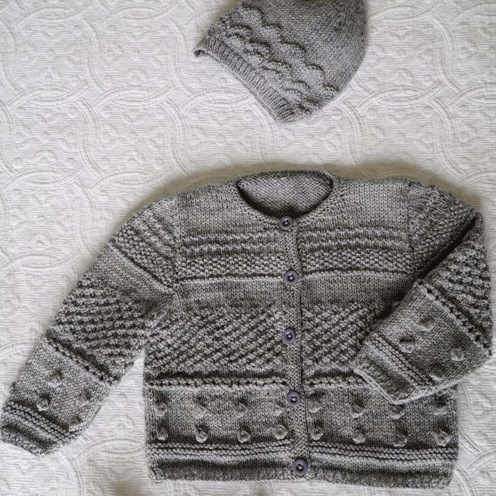 Frankie Cardi & Hat Knitting Pattern - 4Ply (BC91)-Needlecraft Patterns-Lisa F Design-Wild & Woolly Yarns
