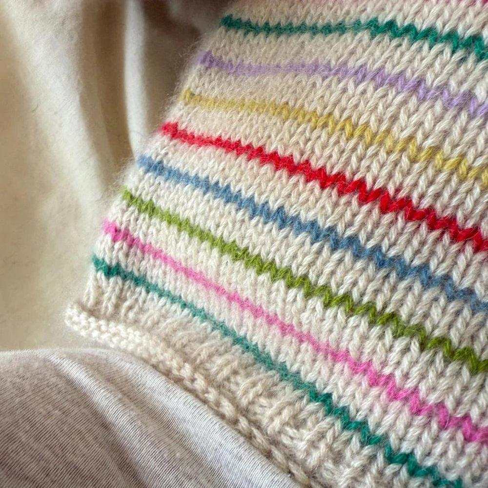 Frankie Sweater Baby Knitting Pattern - PetiteKnit-Needlecraft Patterns-PetiteKnit-Wild & Woolly Yarns