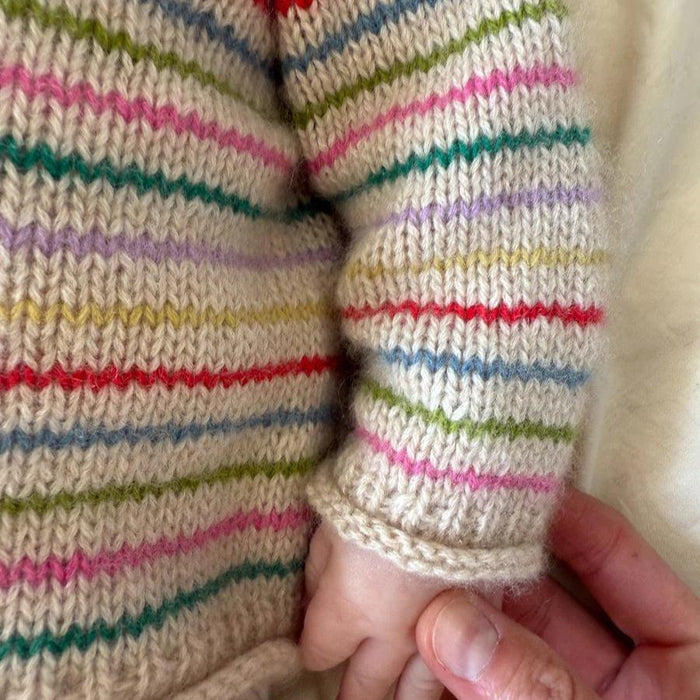 Frankie Sweater Baby Knitting Pattern - PetiteKnit-Needlecraft Patterns-Wild and Woolly Yarns