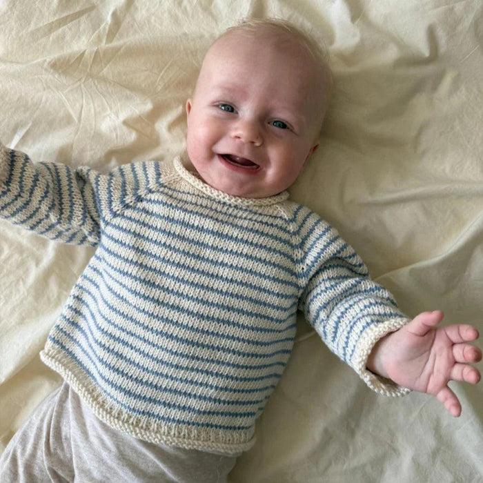 Frankie Sweater Baby Knitting Pattern - PetiteKnit-Needlecraft Patterns-Wild and Woolly Yarns