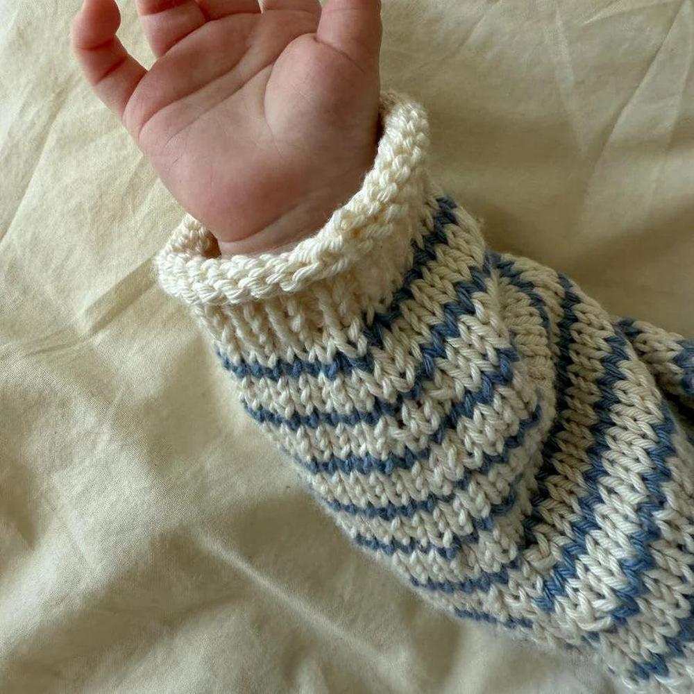 Frankie Sweater Baby Knitting Pattern - PetiteKnit-Needlecraft Patterns-PetiteKnit-Wild & Woolly Yarns