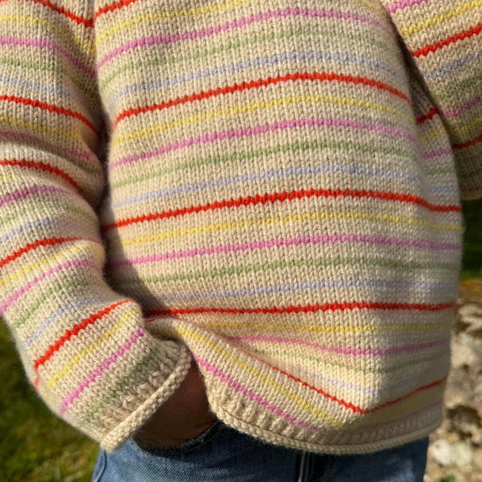 Frankie Sweater Junior Knitting Pattern - PetiteKnit-Needlecraft Patterns-Wild and Woolly Yarns