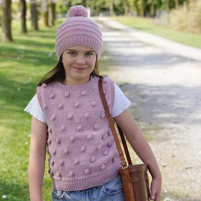 Freya Vest and Hat Knitting Pattern (LF63)-Needlecraft Patterns-Lisa F Design-Wild & Woolly Yarns